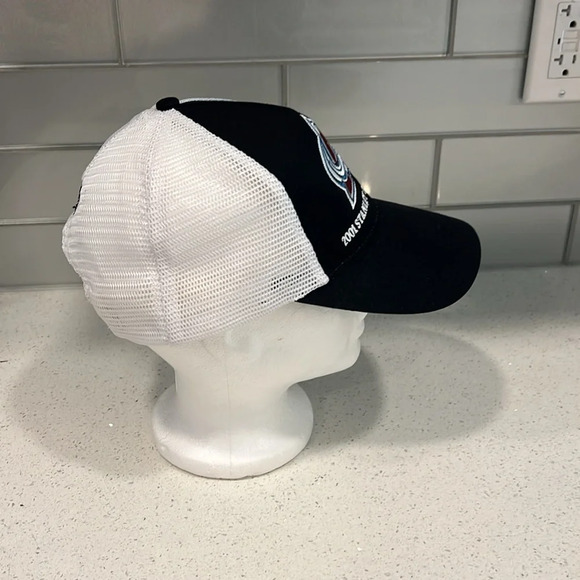🏁 🧡💙 2001 NHL Stanley Cup champion Avalanche Hat - Picture 4 of 7